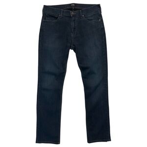 Paige Jeans Mens 32x32 Blue Federal Slim Straight Stretch Preppy Dark Wash